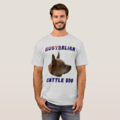 オーストラリア牛の犬 Tシャツ (正面フル)