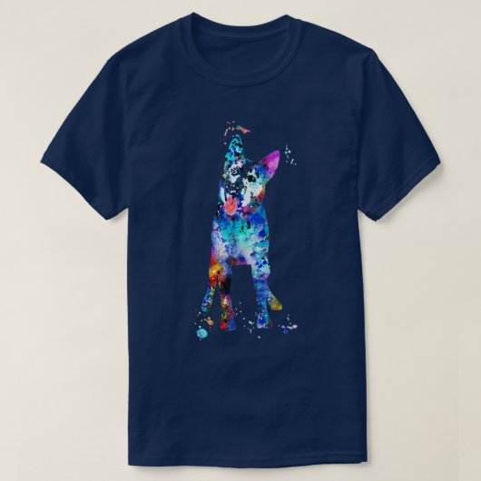 オーストラリア牛の犬 Tシャツ (デザイン正面)