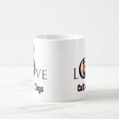 オーストラリア牛の私の愛 コーヒーマグカップ (中央)