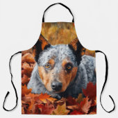 オーストラリア牛の紅葉秋インスパイア エプロン (正面)