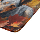 オーストラリア牛の紅葉秋インスパイア カッティングボード (角)