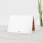 オーストラリア牛の紅葉秋インスパイア カード (裏面)