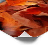 オーストラリア牛の紅葉秋インスパイア ポスター (コーナー)