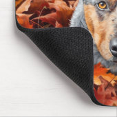 オーストラリア牛の紅葉秋インスパイア マウスパッド (コーナー)