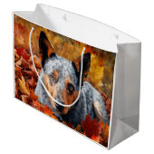 オーストラリア牛の紅葉秋インスパイア ラージペーパーバッグ (裏面アングル)