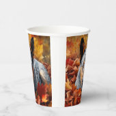 オーストラリア牛の紅葉秋インスパイア 紙コップ (右)