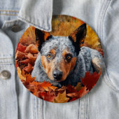 オーストラリア牛の紅葉秋インスパイア 缶バッジ (インサイチュ)