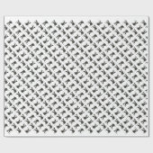 オーストラリア牛の青い犬の歴史 ラッピングペーパー (フラット)