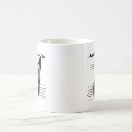 オーストラリア牛の青い犬の歴史；青いACD コーヒーマグカップ (中央)