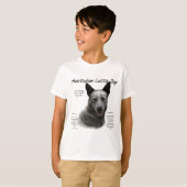 オーストラリア牛の青い犬の歴史;青いACD Tシャツ (正面フル)