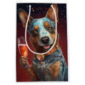 オーストラリア牛年賀状 ミディアムペーパーバッグ (正面)