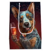 オーストラリア牛年賀状 ミディアムペーパーバッグ (裏面)