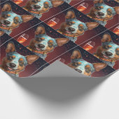 オーストラリア牛年賀状 ラッピングペーパー (角)