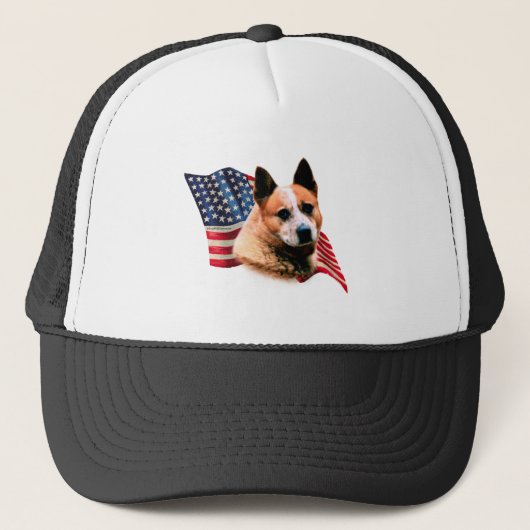 オーストラリア牛犬国旗 キャップ (正面)