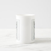 オーストラリア牛絵画犬の犬 – かわいいオリジナルアート ボーンチャイナマグカップ (正面)