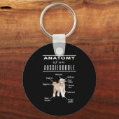 オーストラリア犬の解剖学 キーホルダー (正面)