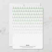 オーストラリア犬クリスマススノーランプポスト シーズンカード (裏面)