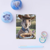 オーストラリア産のカンガルー好きオーストラリア産の肉パイ チラシ (シングル)