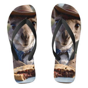 オーストラリア産のカンガルー好きオーストラリア産の肉パイ ビーチサンダル