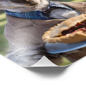 オーストラリア産のカンガルー好きオーストラリア産の肉パイ フォトプリント            (角)