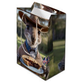 オーストラリア産のカンガルー好きオーストラリア産の肉パイ ミディアムペーパーバッグ (裏面アングル)