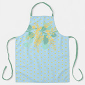 オーストラリア産のガラガラの花 エプロン (正面)