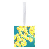 オーストラリア産のガラガラの花 キューブオーナメント (右)