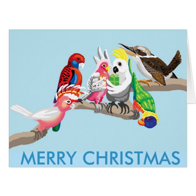 オーストラリア産のクリスマスバード (正面横)