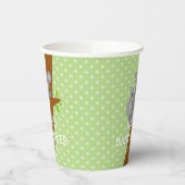 オーストラリア産のコアラは酔っ払ったベビーシャワーカップ 紙コップ (左)