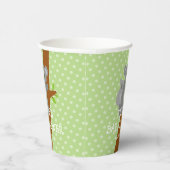 オーストラリア産のコアラは酔っ払ったベビーシャワーカップ 紙コップ (右)