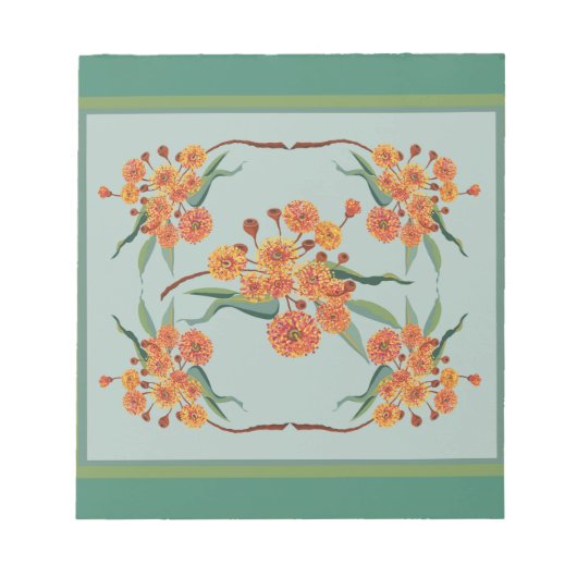 オーストラリア産のゴムの木 ノートパッド (正面)