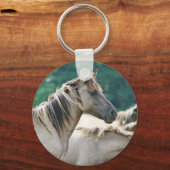 オーストラリア産のブルームビー馬の群れ キーホルダー (正面)