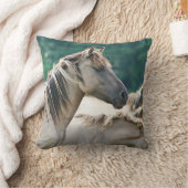 オーストラリア産のブルームビー馬の群れ クッション (ブランケット)