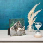 オーストラリア産のブルームビー馬の群れ フォトプラーク (インサイチュ)