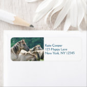 オーストラリア産のブルームビー馬の群れ ラベル (インサイチュ)