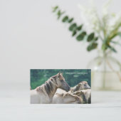 オーストラリア産のブルームビー馬の群れ 名刺 (スタンド正面)