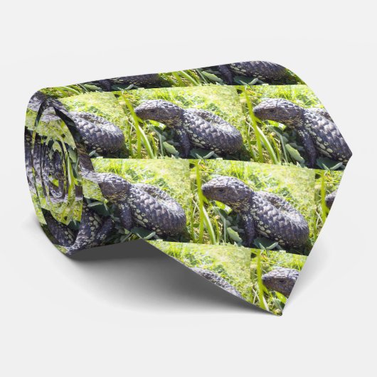 オーストラリア産の若い青いトカゲ ネクタイ (ロール)