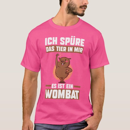 オーストラリア産ウォンバット Tシャツ (正面)