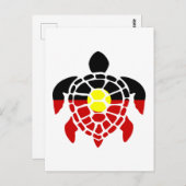 オーストラリア産ウミガメ ポストカード (正面/裏面)