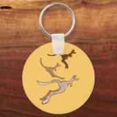 オーストラリア産カンガルー キーホルダー (正面)