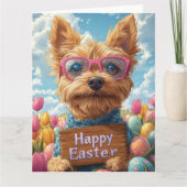 オーストラリア産テリアイースターエッグ カード (正面)