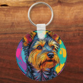 オーストラリア産テリア犬 キーホルダー (裏面)