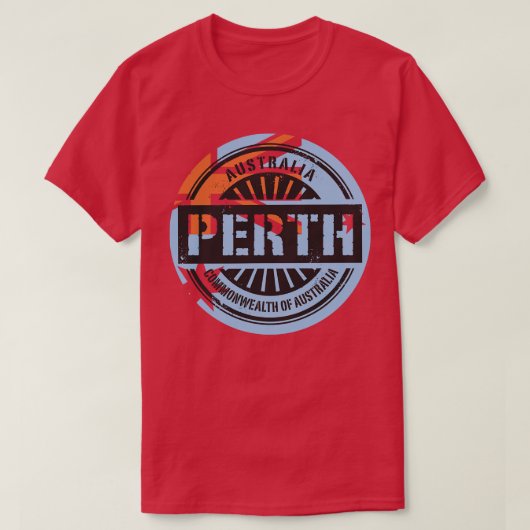 オーストラリア産パース Tシャツ (デザイン正面)