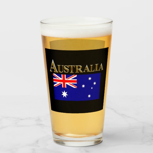 オーストラリア産ビールグラス タンブラーグラス (ドリンク正面)