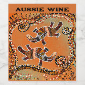 オーストラリア産ワイン ワインラベル (シングルラベル)