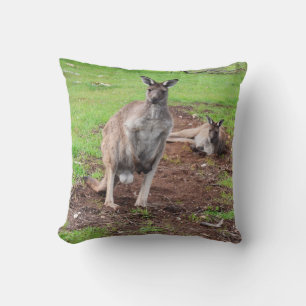 オーストラリア男性バックKangaroo、スロークッション。 クッション