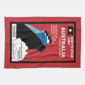 オーストラリア移民ヴィンテージ芸術 キッチンタオル (横)