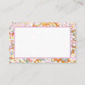 オーストラリア紙デイジー野花 名刺 (裏面)