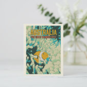 オーストラリア素晴らしのクマザメのバリアリーフ ポストカード (スタンド正面)