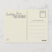 オーストラリア素晴らしのバリアコーラルリーフ ポストカード (裏面)